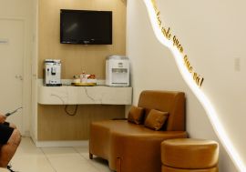 Recepção clínica médica